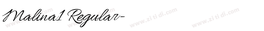 Malina1 Regular字体转换 Malina1 Regular字体转换
